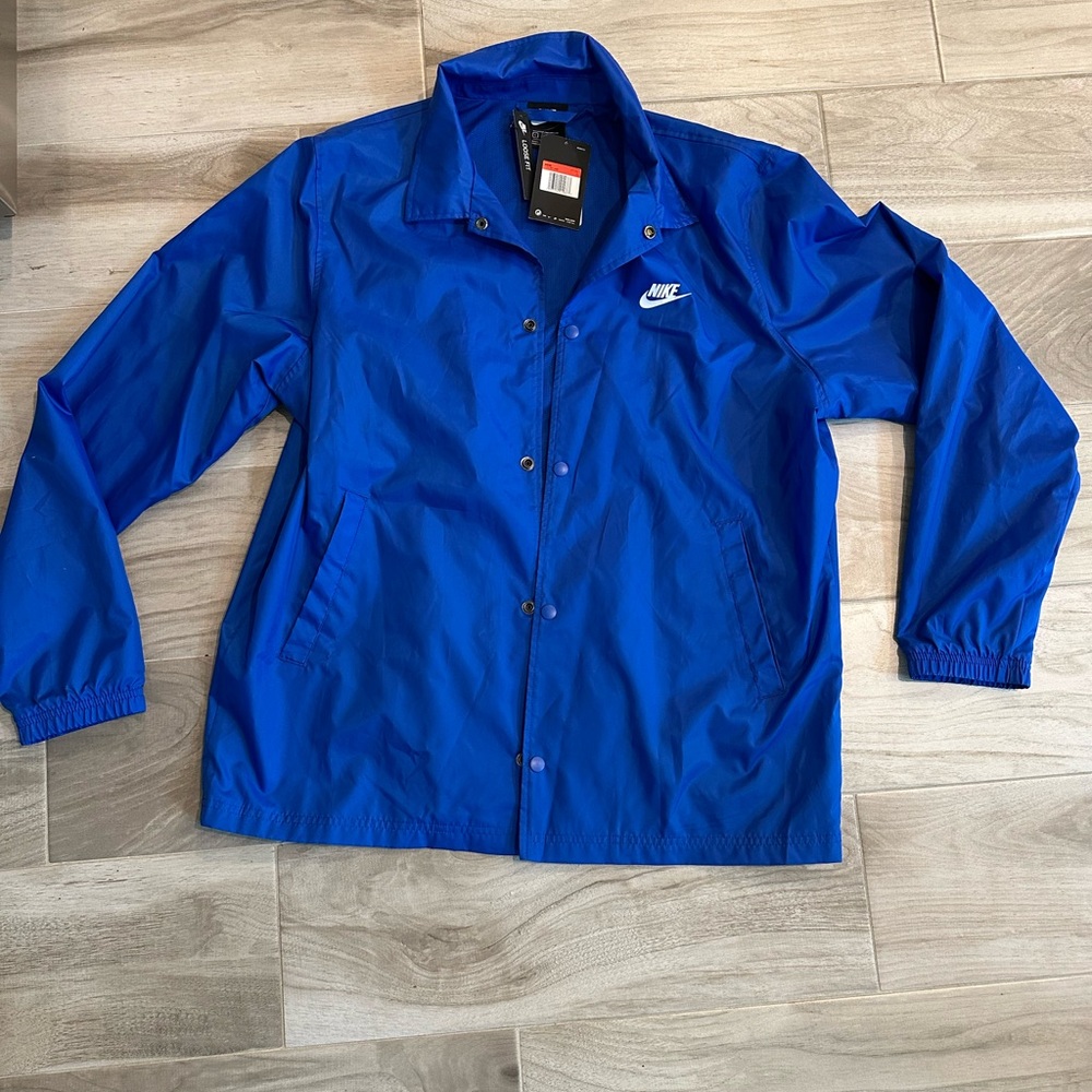 Nike Club, Men’s Coaches Jacket, Royal Blue, L